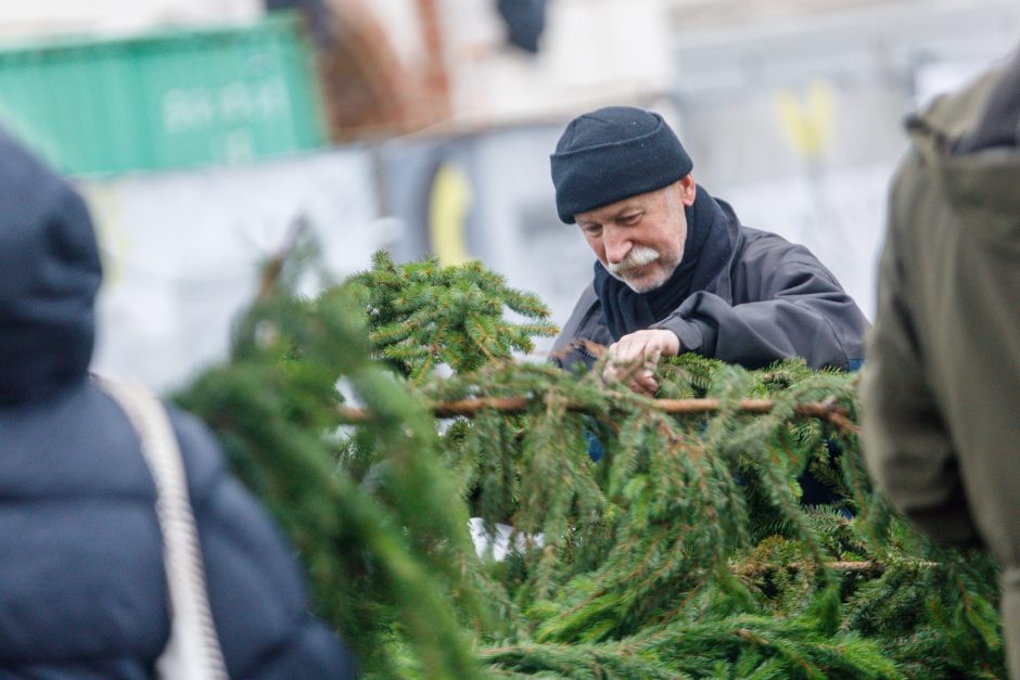 Kalėdos jau keliauja į kauniečių namus: prie nemokamų eglės šakų žmonių – kaip koncerte