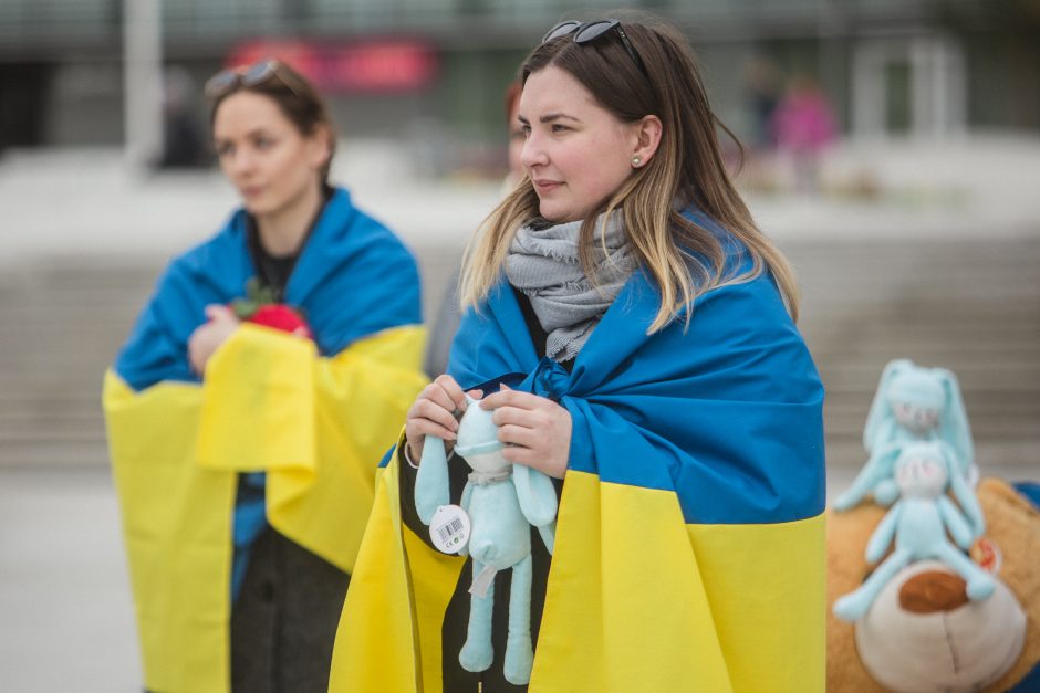 Motinos dieną Kaune – Ukrainos palaikymo akcija „Tai gali būti Jūsų vaikas“