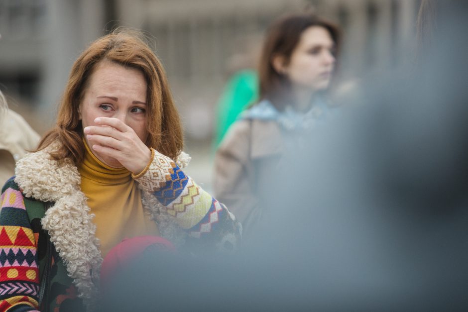 Motinos dieną Kaune – Ukrainos palaikymo akcija „Tai gali būti Jūsų vaikas“