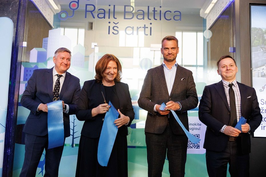 „Rail Baltica“ infocentro atidarymas Kauno geležinkelio stotyje 