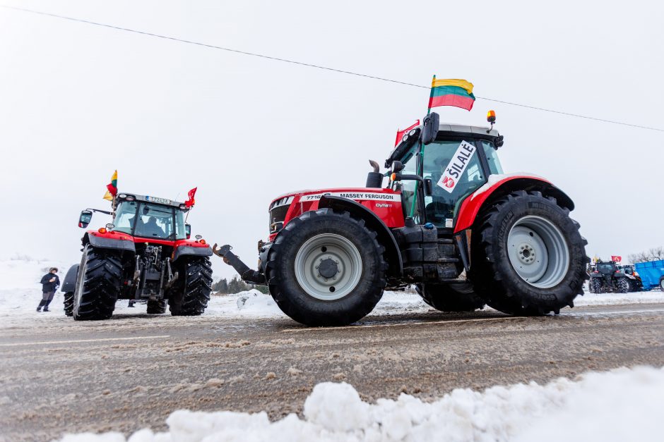 Dėl ūkininkų protesto Gedimino prospekte numatomi eismo ribojimai