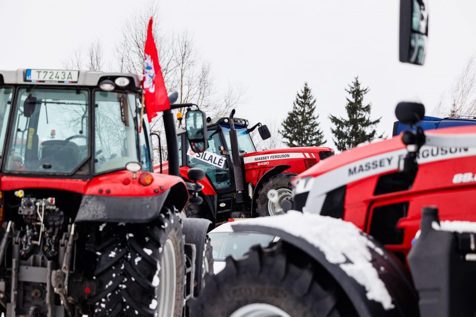 Dėl ūkininkų protesto Gedimino prospekte numatomi eismo ribojimai