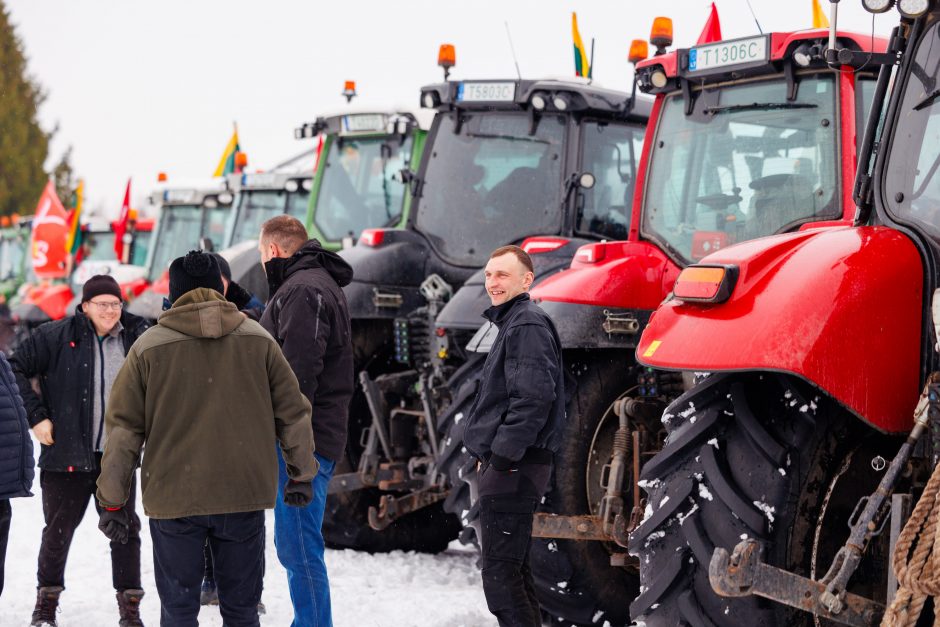 Dėl ūkininkų protesto Gedimino prospekte numatomi eismo ribojimai