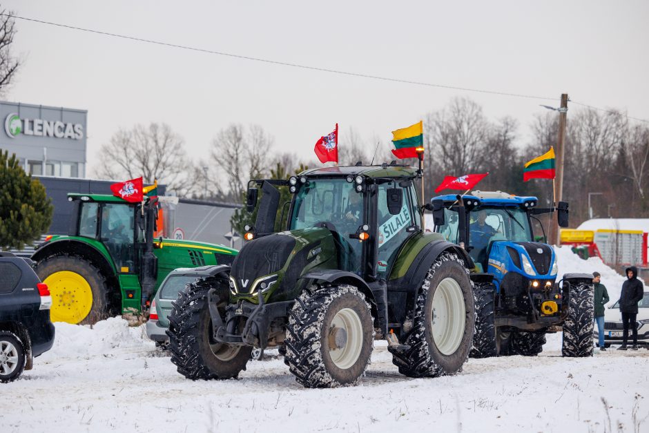 Dėl ūkininkų protesto Gedimino prospekte numatomi eismo ribojimai