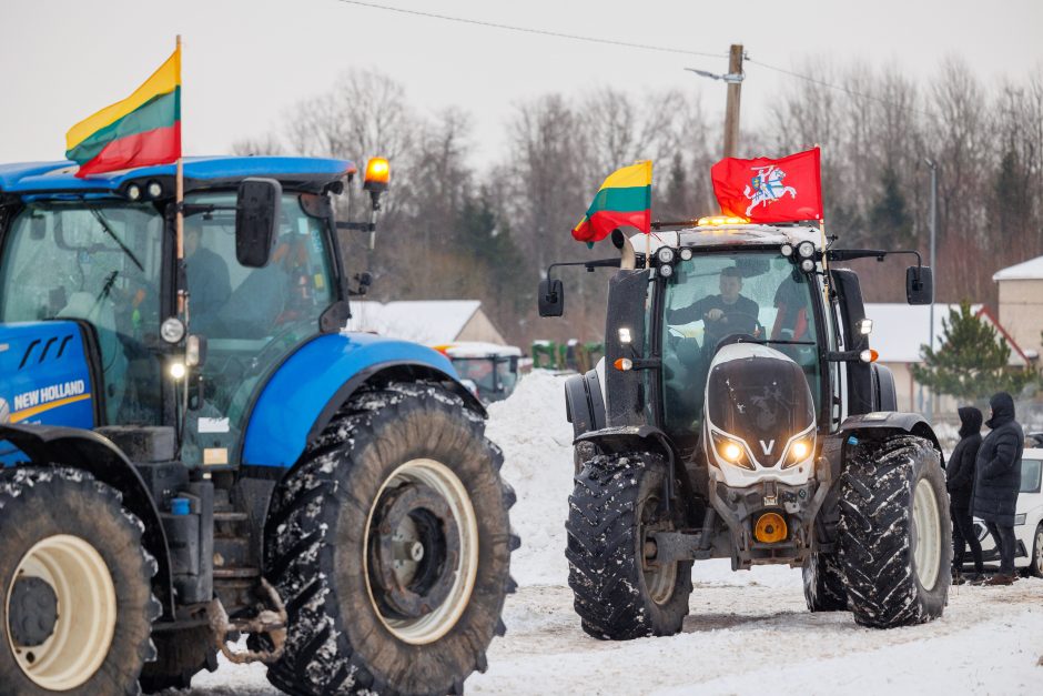 Dėl ūkininkų protesto Gedimino prospekte numatomi eismo ribojimai