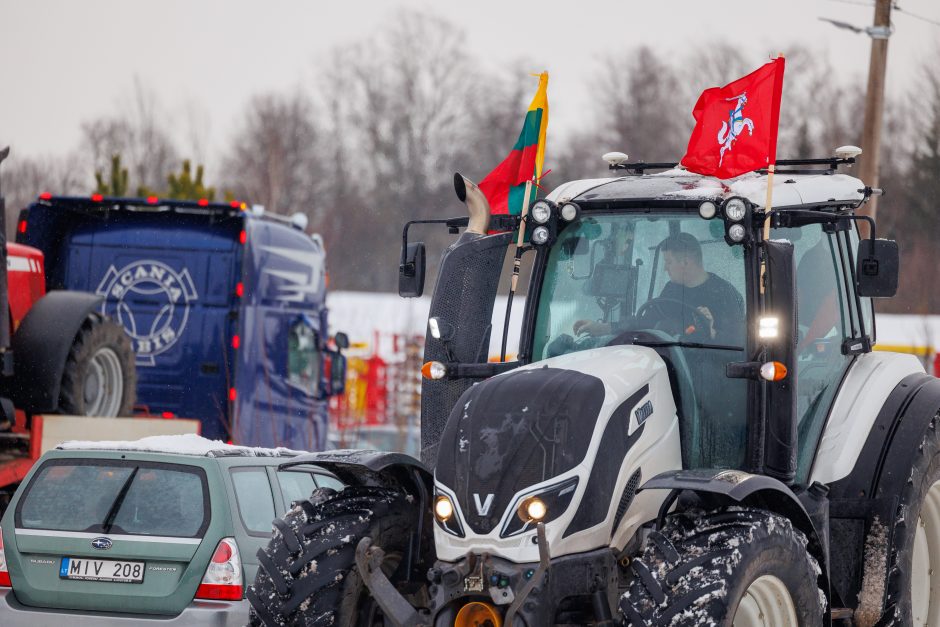 Dėl ūkininkų protesto Gedimino prospekte numatomi eismo ribojimai