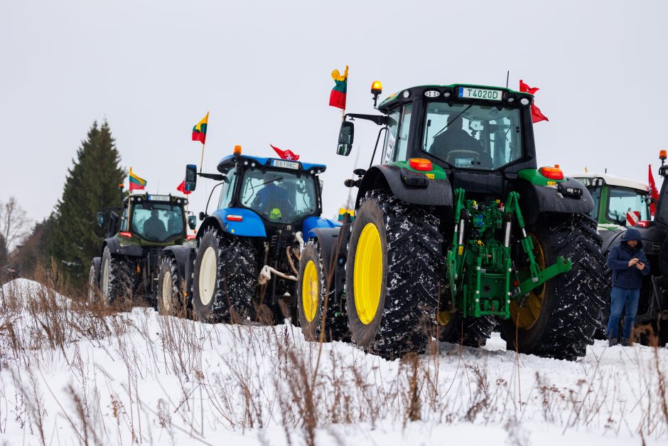 Dėl ūkininkų protesto Gedimino prospekte numatomi eismo ribojimai