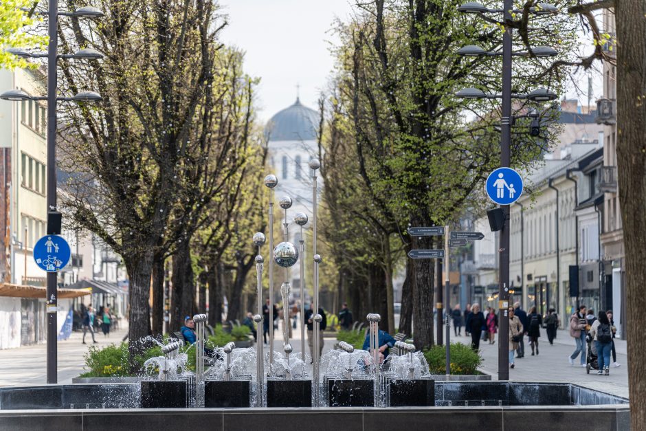 Kaune pradedamas fontanų sezonas