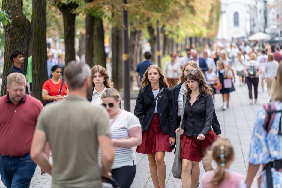 Kauno centre – šventinės nuotaikos