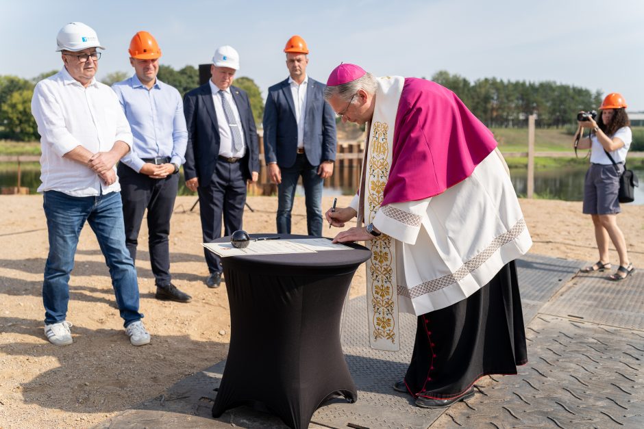 Kaune pradėtos pėsčiųjų tilto per Nemuną statybos, finišas – 2026 metais