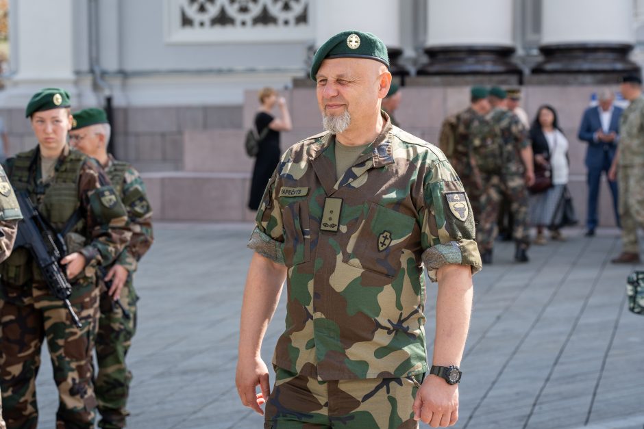 Šaulių eisena per Laisvės alėją