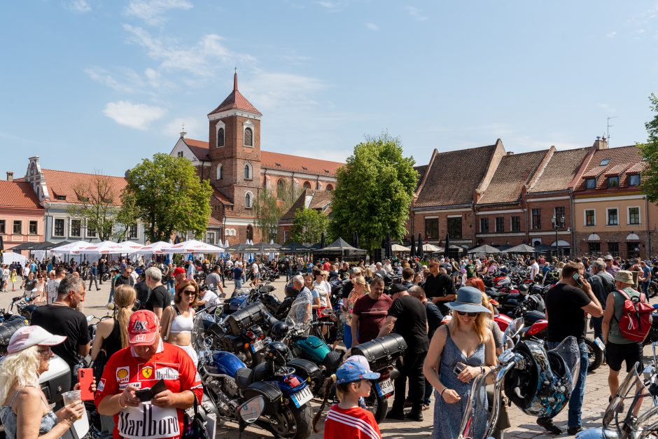 Baikerių paradas: Kaunas prisipildė motociklų gausmo