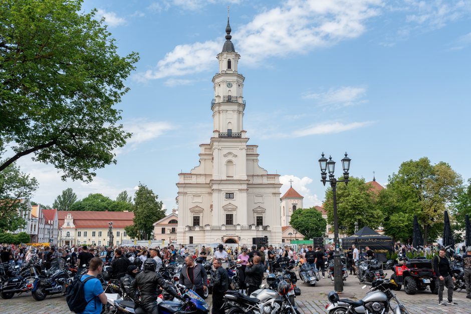 Baikerių paradas: Kaunas prisipildė motociklų gausmo