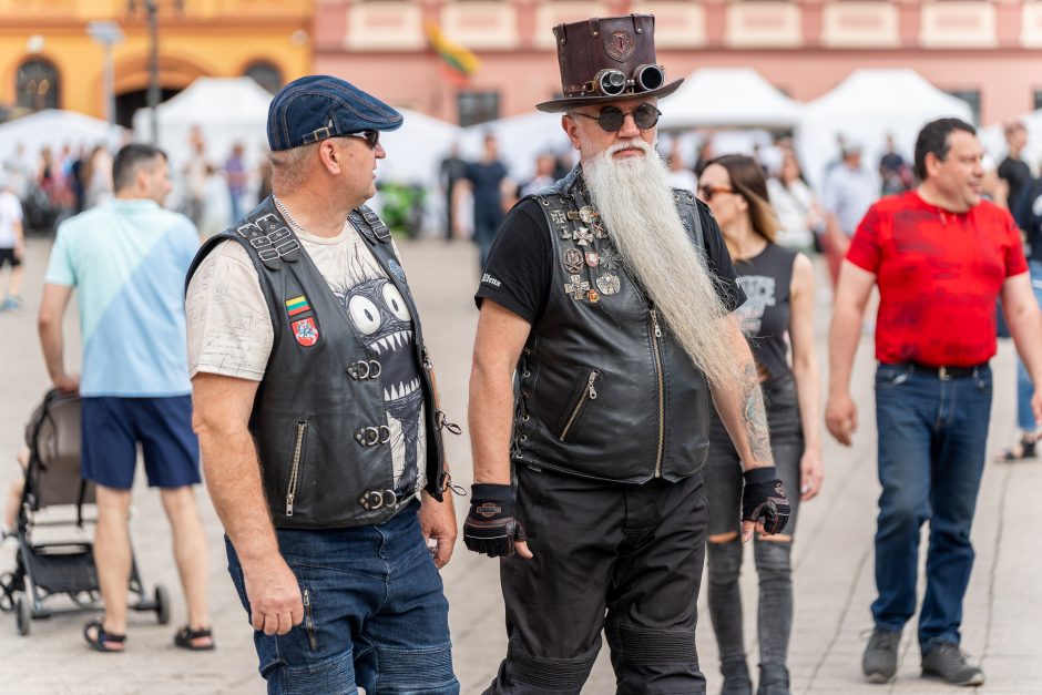 Baikerių paradas: Kaunas prisipildė motociklų gausmo