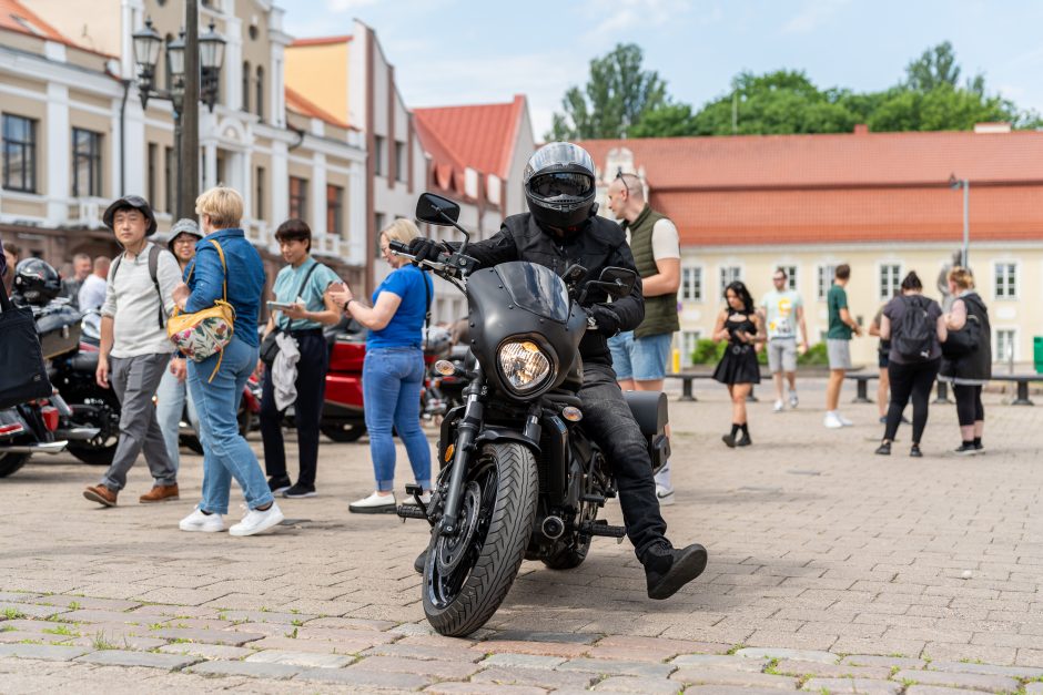 Baikerių paradas: Kaunas prisipildė motociklų gausmo