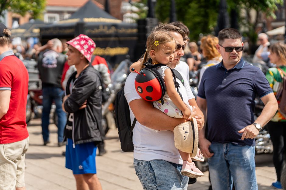 Baikerių paradas: Kaunas prisipildė motociklų gausmo