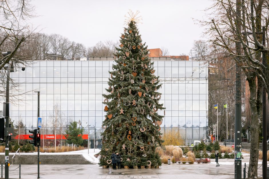 Paskubėkite: tai paskutinės dienos pasidžiaugti Kauno kalėdine eglute