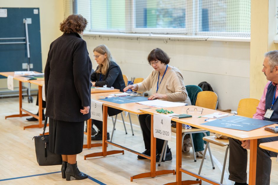 Kauniečiams renkantis prie balsadėžių vienam rinkėjui prireikė medikų