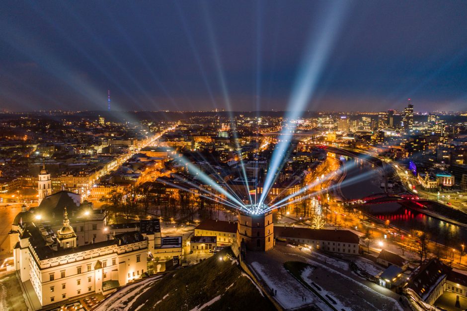 Šviesų festivalis kviečia pasivaikščioti po naktinę sostinę nauju maršrutu