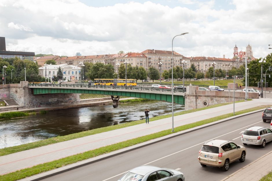 Nuo kitos savaitės sostinės Žaliasis tiltas atsinaujins