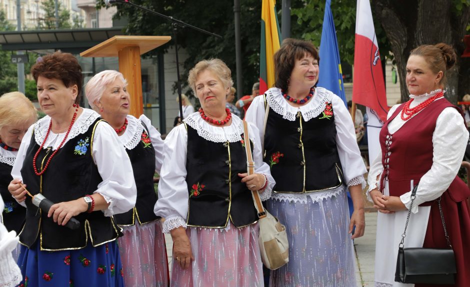 Prie Vyriausybės protestas prieš migrantus Dieveniškėse: pas mus gaisras, padėkite jį nugesinti