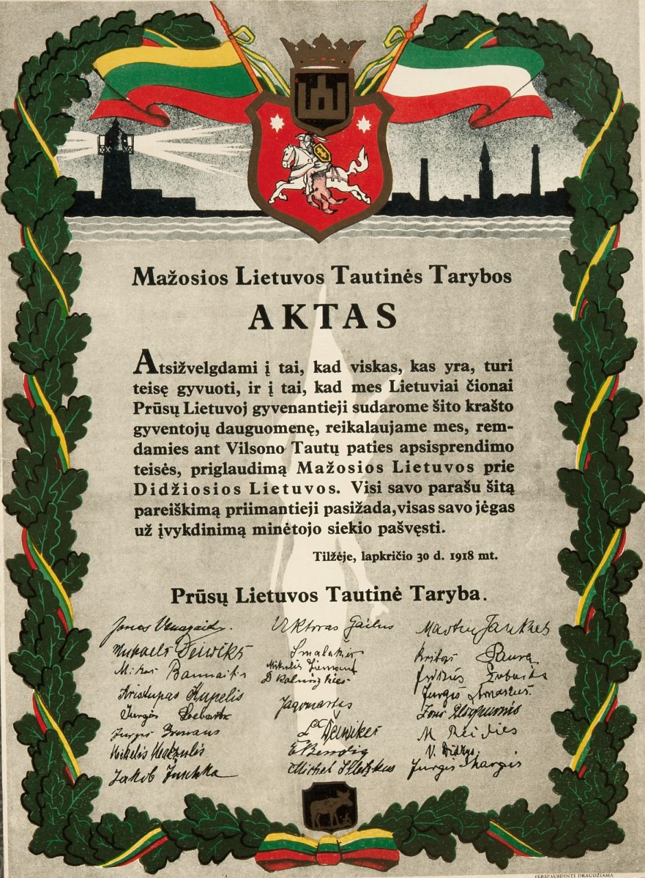 Istorinis Tilžės aktas: ar tikrai viskas vyko taip sklandžiai ir patriotiškai?