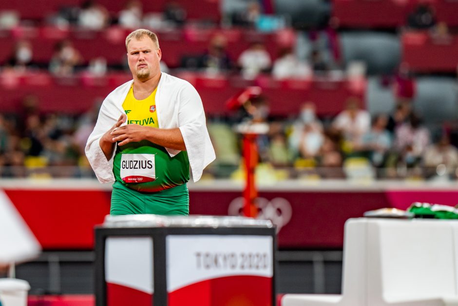 Disko metikas A. Gudžius Tokijo olimpinių žaidynių finale liko šeštas