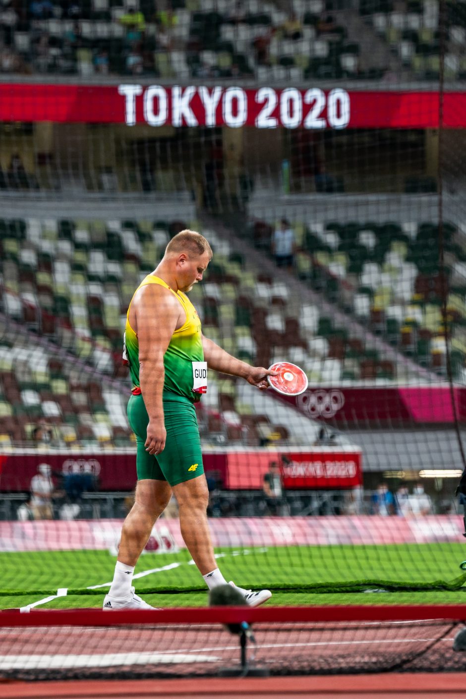 Disko metikas A. Gudžius Tokijo olimpinių žaidynių finale liko šeštas