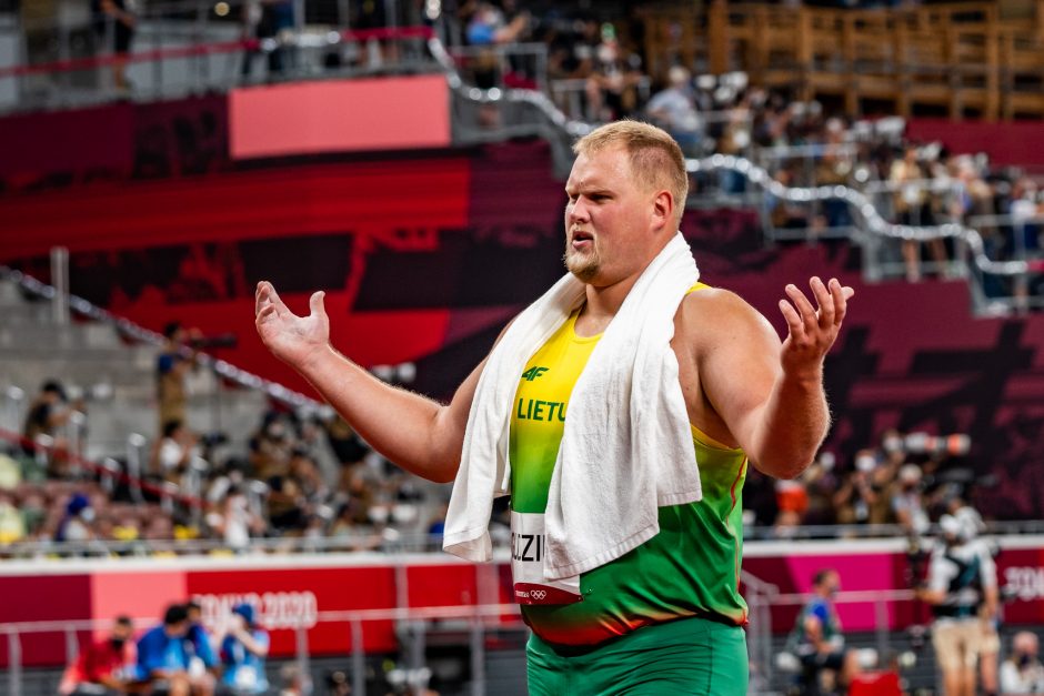 Disko metikas A. Gudžius Tokijo olimpinių žaidynių finale liko šeštas