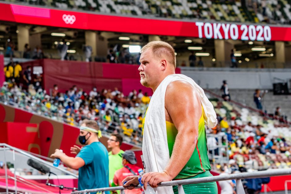 Disko metikas A. Gudžius Tokijo olimpinių žaidynių finale liko šeštas