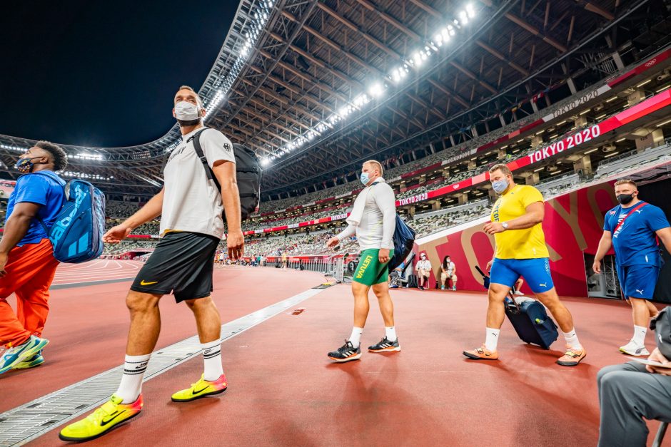 Disko metikas A. Gudžius Tokijo olimpinių žaidynių finale liko šeštas