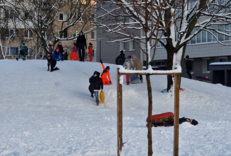 Neringos skvere – žiemos pramogos