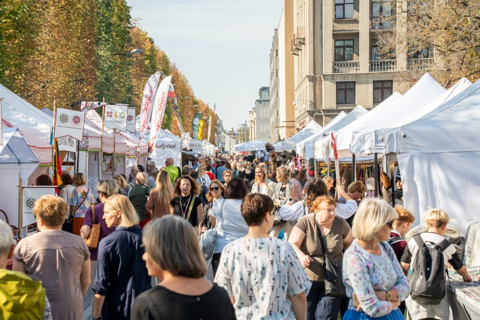 Mugė Laisvės alėjoje – dar gausesnė