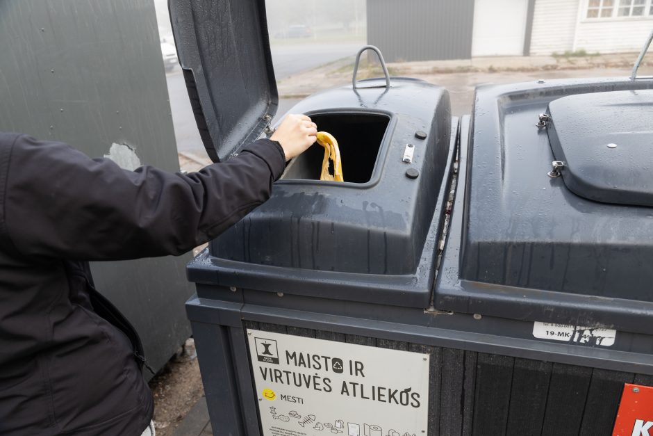 Kaunietė: neketinu rūšiuoti maisto atliekų