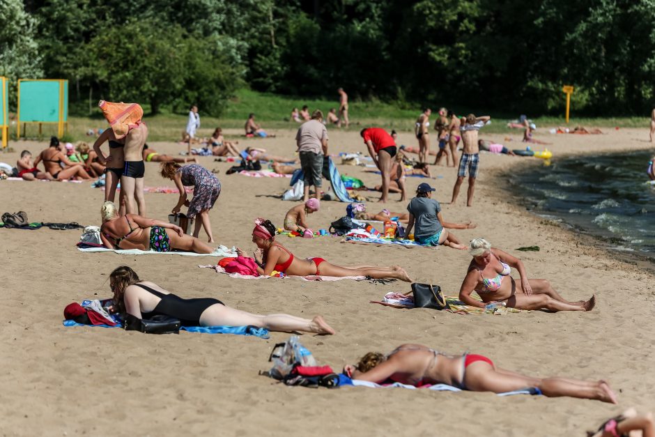 Karščiausia metų diena Marių paplūdimyje