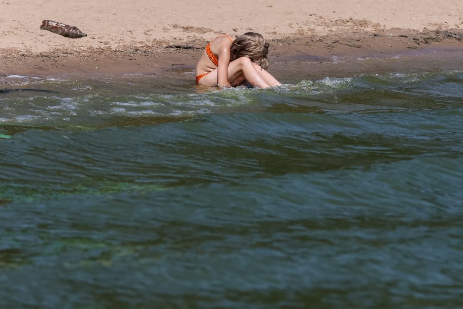 Karščiausia metų diena Marių paplūdimyje