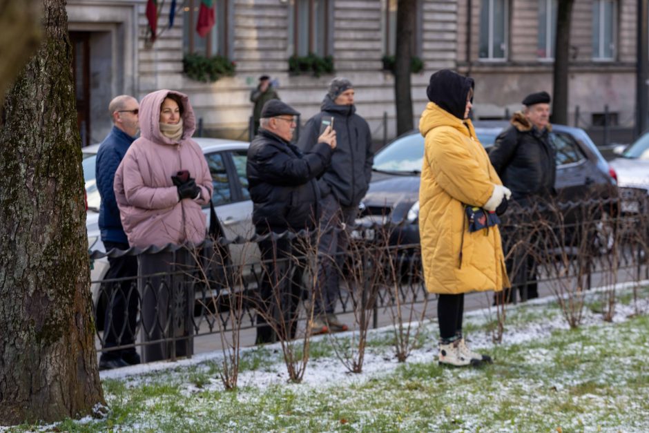 Kauniečiai sveikino Lietuvos kariuomenę: didžiuokimės tuo, ką turime