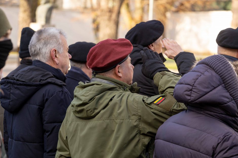 Kauniečiai sveikino Lietuvos kariuomenę: didžiuokimės tuo, ką turime