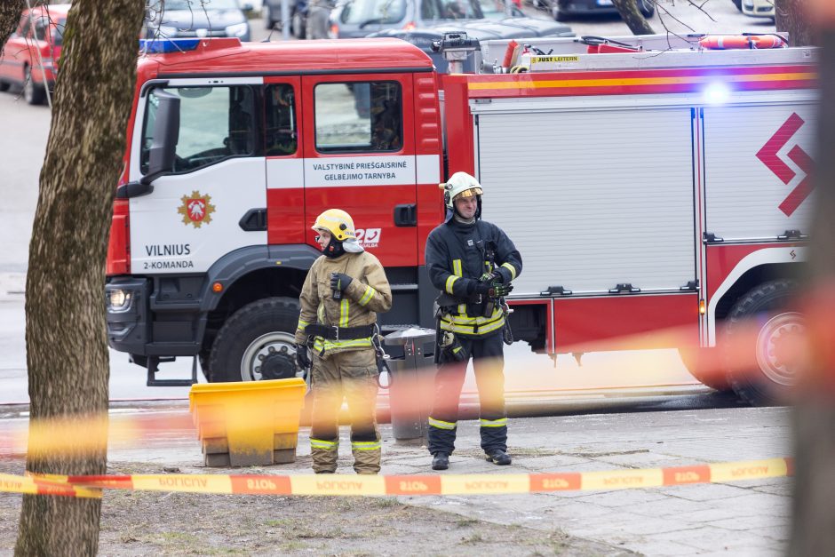 Sprogimas Dzūkų gatvės daugiabutyje