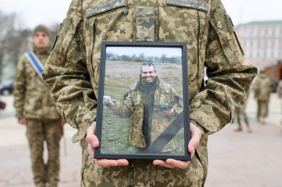 Ukrainoje atsisveikinta su kare žuvusiu lietuviu T. Tumu (atnaujinta)