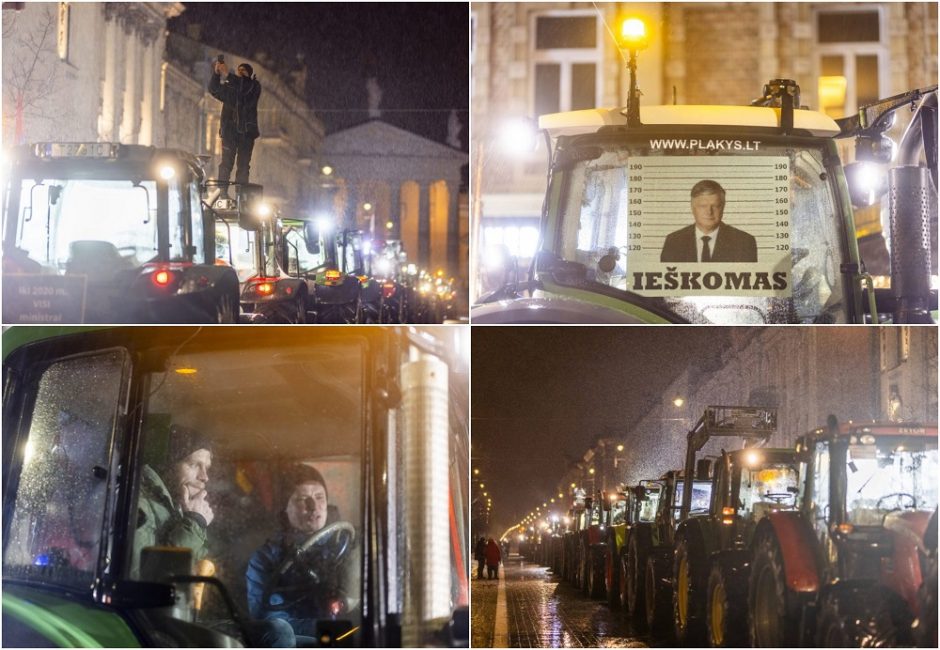 Žemdirbiai tęsia protesto akciją: kels klausimus apie paramą iš įmonių