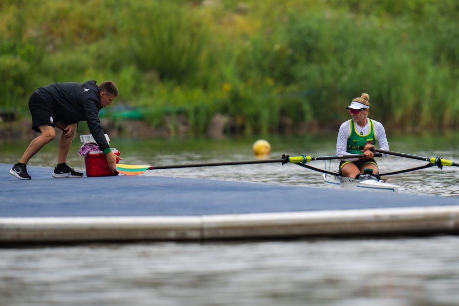 Irkluotoja V. Senkutė sėkmingai įveikė atrankos barjerą: keliauja į ketvirtfinalį