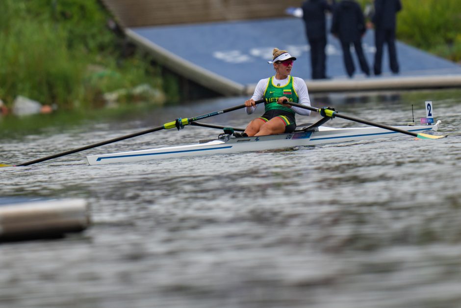 Irkluotoja V. Senkutė sėkmingai įveikė atrankos barjerą: keliauja į ketvirtfinalį