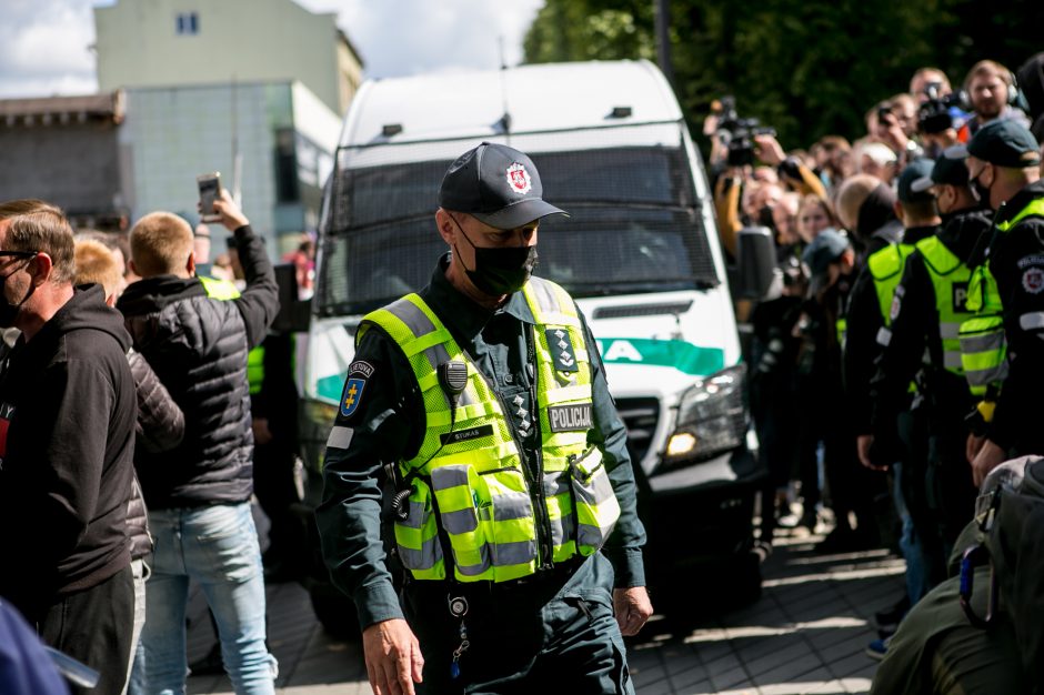 Policija apie neramumus per LGBT eitynes: nukentėjo du žmonės, pradėti penki ikiteisminiai tyrimai