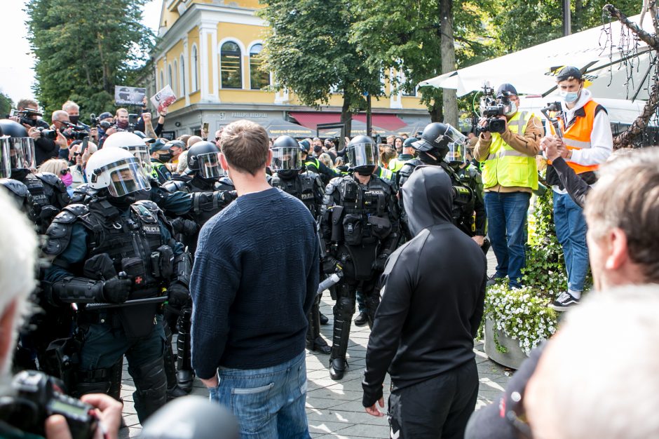 Policija apie neramumus per LGBT eitynes: nukentėjo du žmonės, pradėti penki ikiteisminiai tyrimai