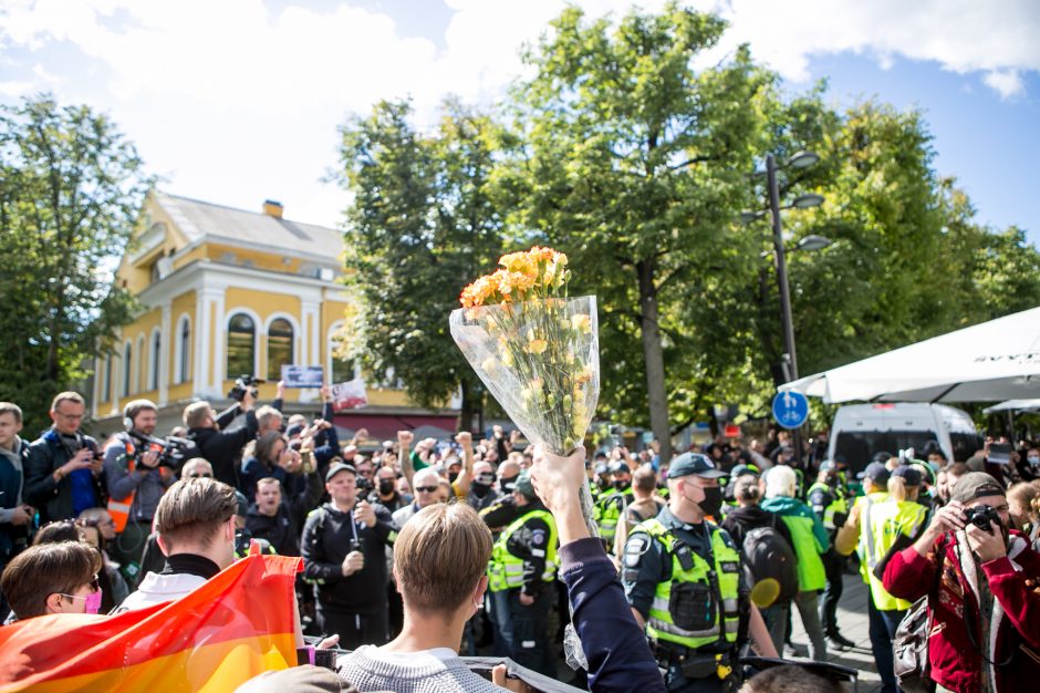 Policija apie neramumus per LGBT eitynes: nukentėjo du žmonės, pradėti penki ikiteisminiai tyrimai