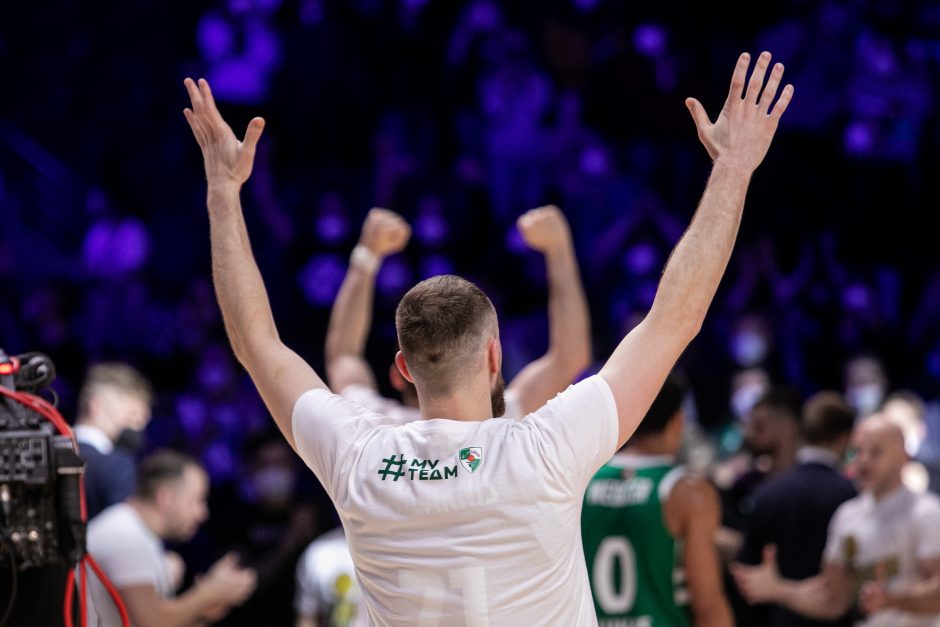 Trofėjus vėl keliauja į Kauną: „Lietkabelį“ daužęs „Žalgiris“ – KMT čempionas