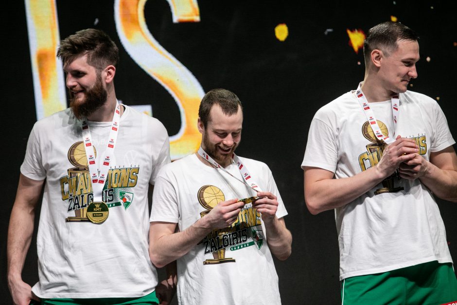 Trofėjus vėl keliauja į Kauną: „Lietkabelį“ daužęs „Žalgiris“ – KMT čempionas