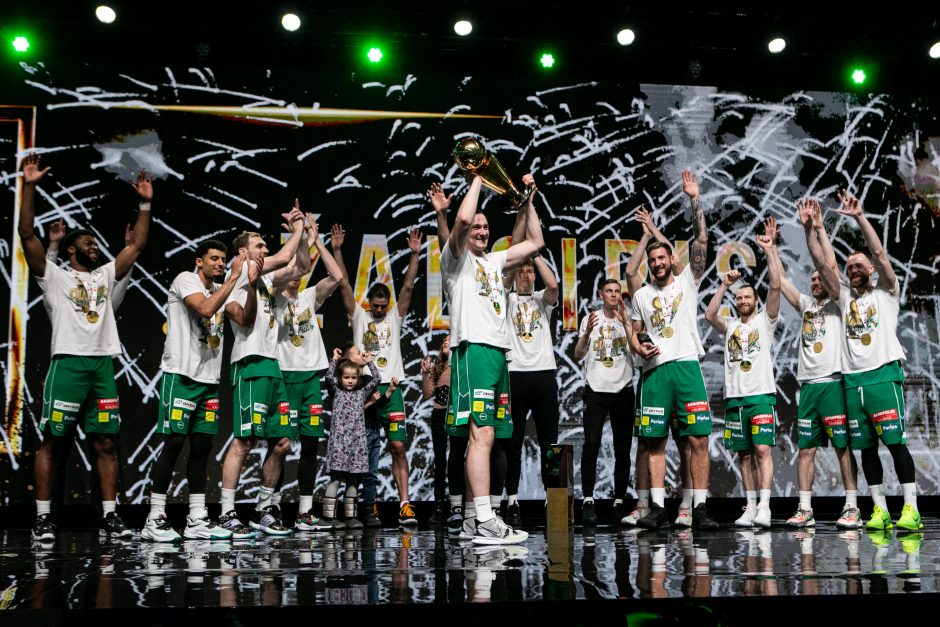 Trofėjus vėl keliauja į Kauną: „Lietkabelį“ daužęs „Žalgiris“ – KMT čempionas