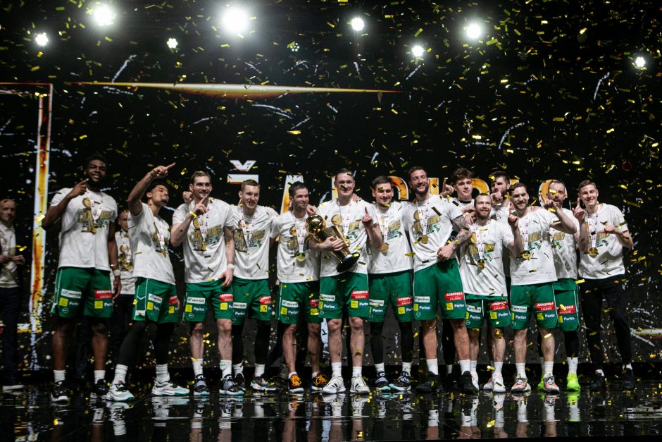 Trofėjus vėl keliauja į Kauną: „Lietkabelį“ daužęs „Žalgiris“ – KMT čempionas